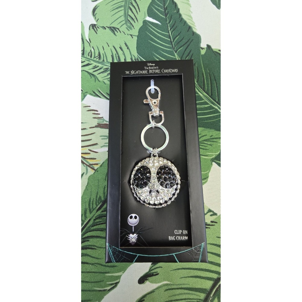 Larocks Jack Skellington Dangle  Clip On Bag Charm NIB
